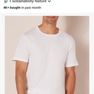 Amazon Essentials White Short Sleeve Tee (5)